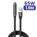 Câble USB-C 65W avec Support Téléphone Intégré — Charge Rapide