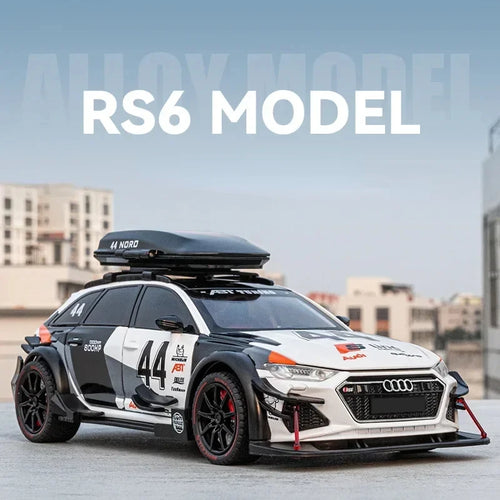 Figurine AUDI RS6 1:24 Version Modifiée — Métal, Lumières & Sons 🚗