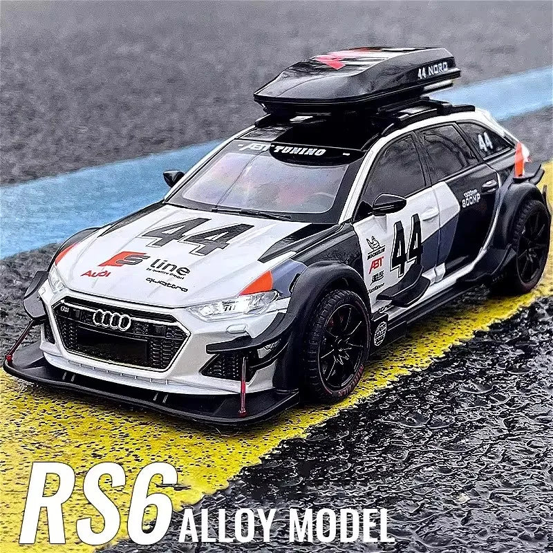 Figurine AUDI RS6 1:24 Version Modifiée — Métal, Lumières & Sons 🚗