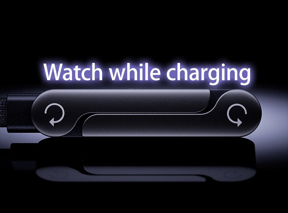 Câble USB-C 65W avec Support Téléphone Intégré — Charge Rapide