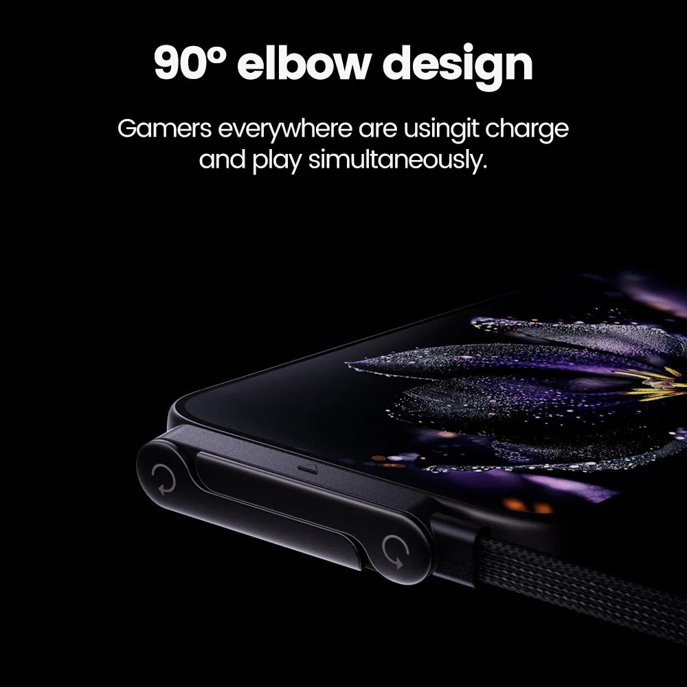 Câble USB-C 65W avec Support Téléphone Intégré — Charge Rapide