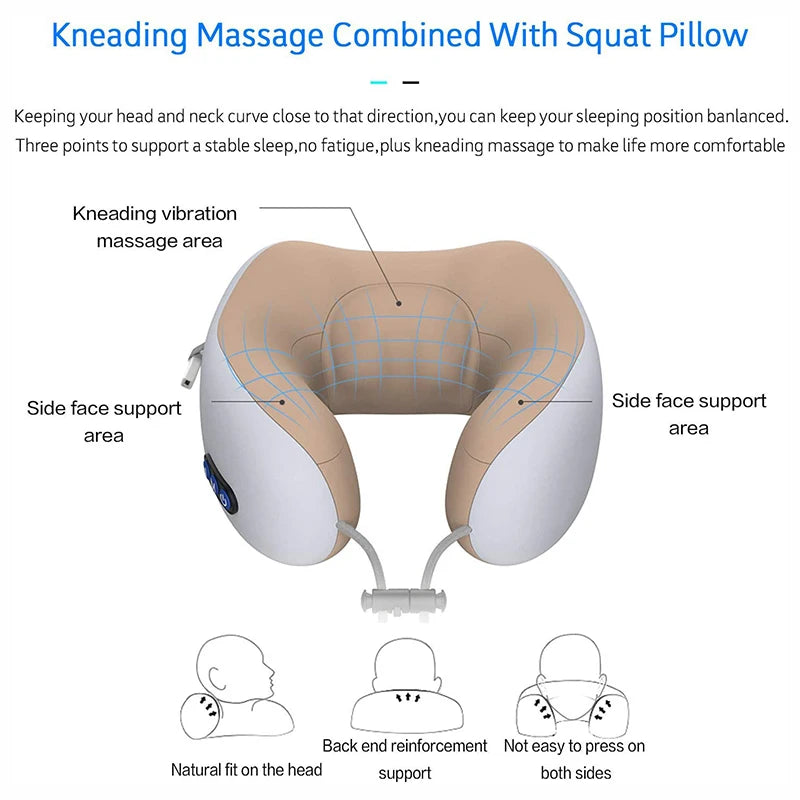 Masseur électrique portable multifonctionnel