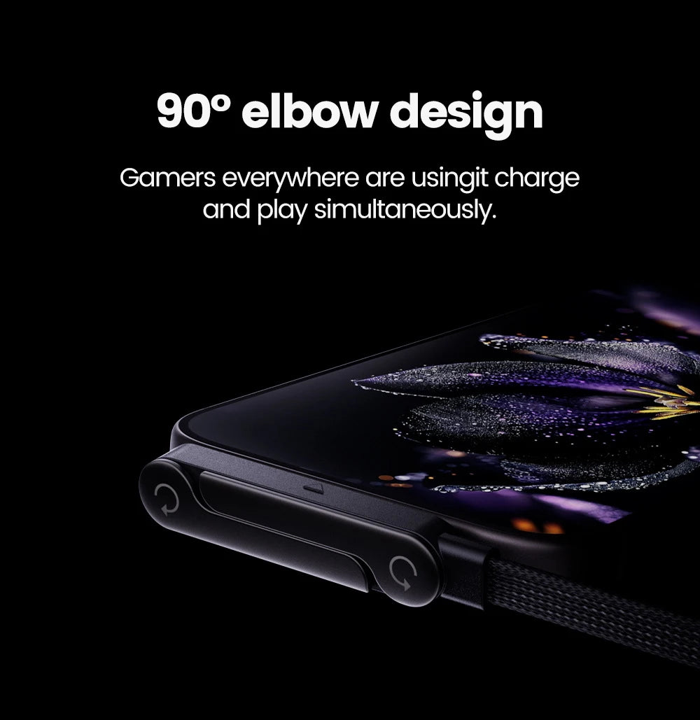 Câble USB-C 65W avec Support Téléphone Intégré — Charge Rapide