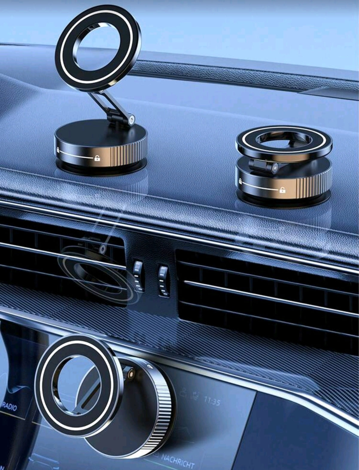 Support téléphone magnétique pliable 360°