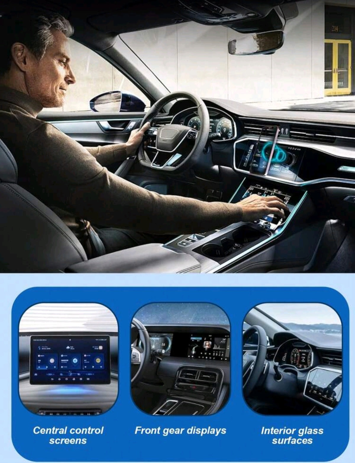 Support téléphone magnétique pliable 360°